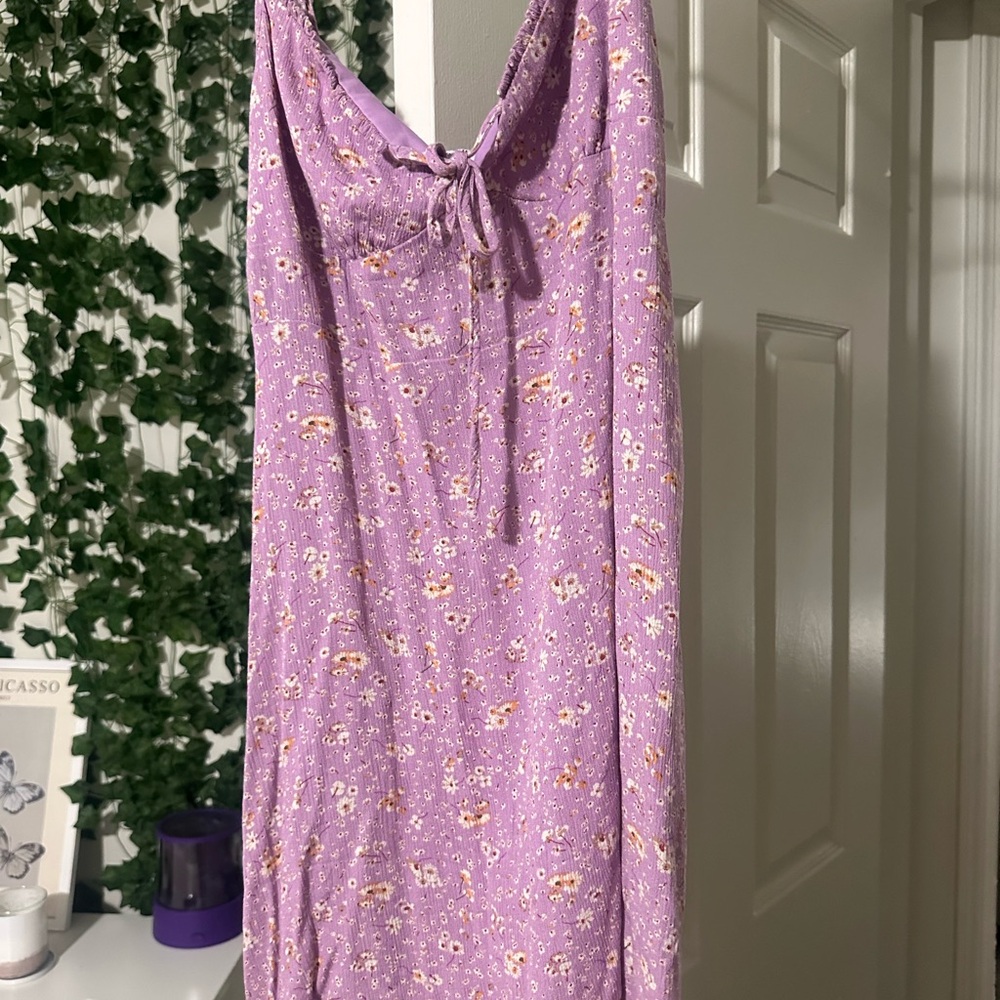 Cotton On Purple Mini Dress Vibrant and Playful